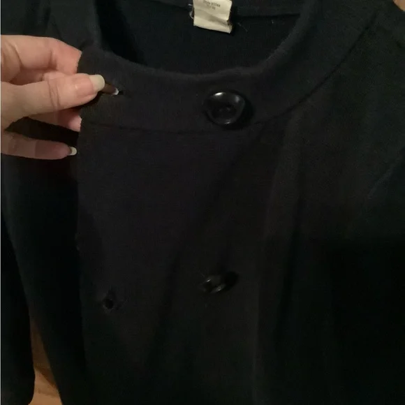 J. Crew Classic Black Pea Coat - Picture 6 of 6